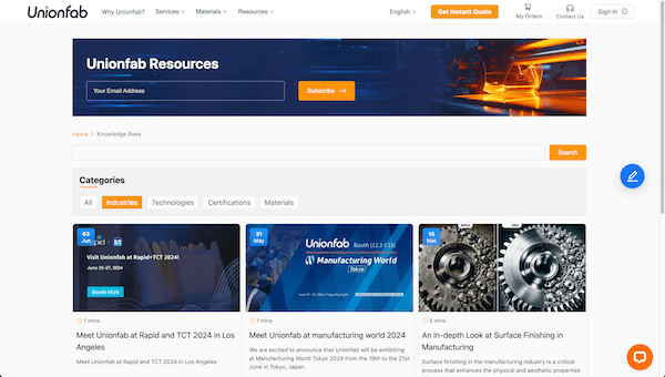 resources blog page